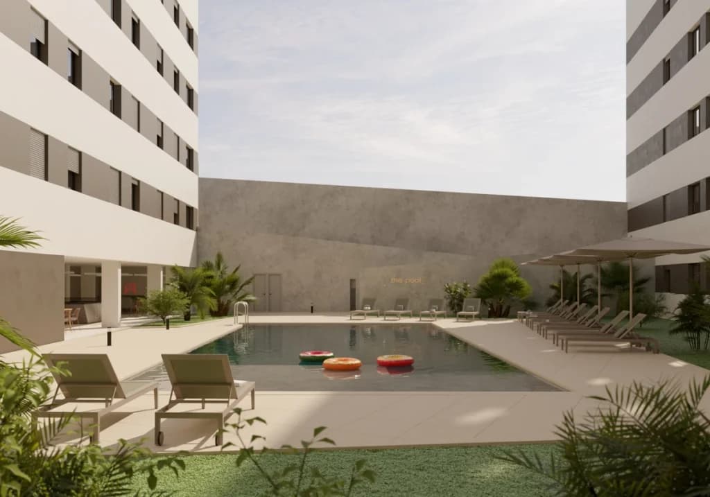 Residência · Piscina e zona de lazer