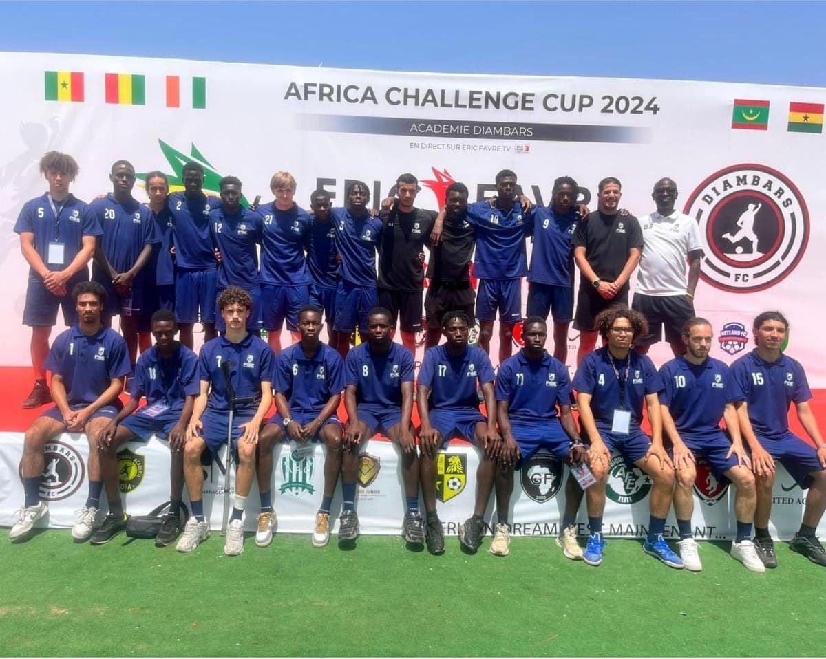 Équipe FSE à l'Africa Challenge Cup 2024 — Académie Diambars, Sénégal