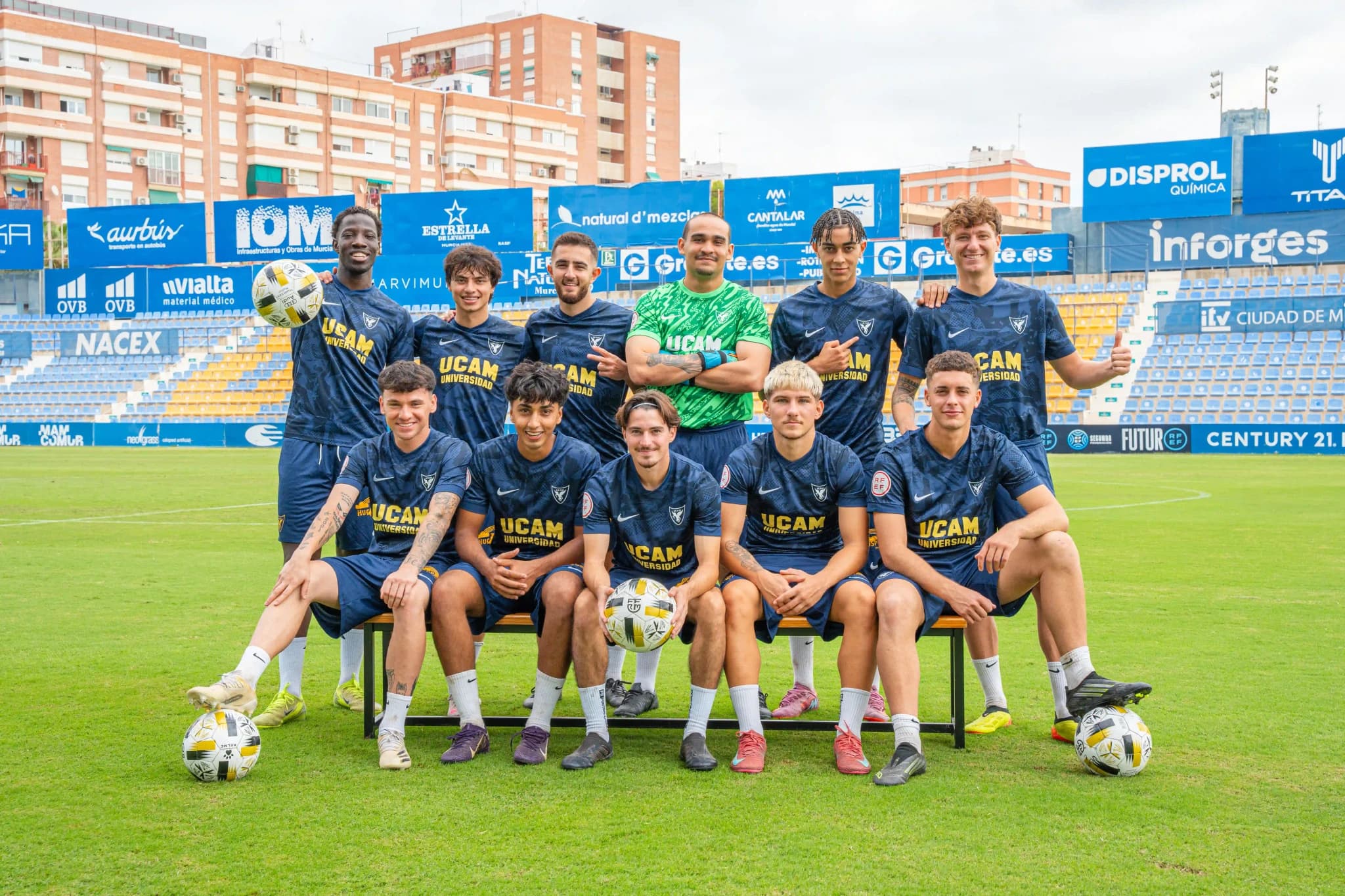 Plantilla del UCAM Murcia CF