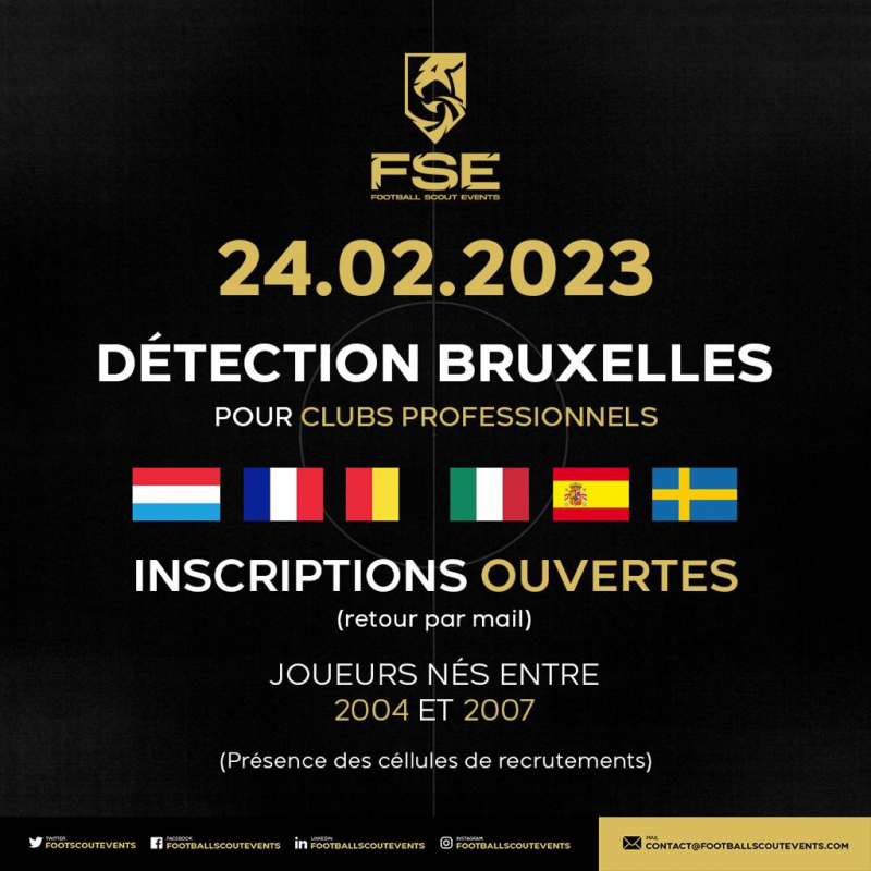 Détection football à Bruxelles Mai 2023